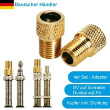 4x Fahrrad Ventil Adapter - DV