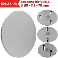 Edelstahl Abdeckhaube passend für Viega Ablaufgarnitur Dusche Deckel Haube Kappe