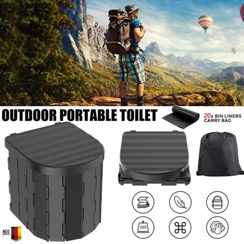 Faltbare campingtoilette max - campingtoilette,