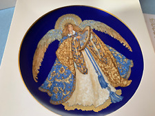 Hutschenreuther Wandteller Weihnachten Engelskonzert Engel Harfe RARITÄT OVP GOL