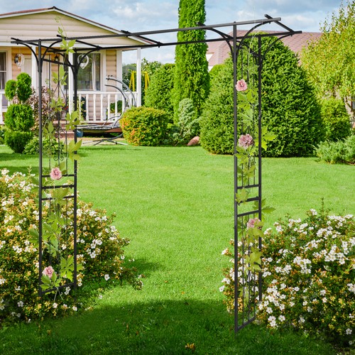 1ft garten rosenbogen - rosenbogen, metall