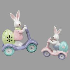 Formano Deko Hase auf Roller -