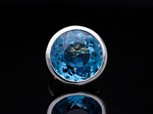 Hingucker ring diamanten topas - hingucker,