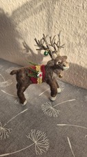 Rentier aus Nadelfilz/ Weihnachtsdekoration/ Rudolf das Rentier/ Unikat/ Deko