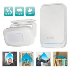 LED Durchgangsmelder Ladenglocke Türklingel Funkklingel Gong Alarmsystem Sensor