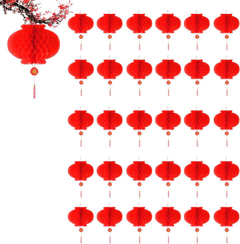 Rote chinesische laternen - rote,