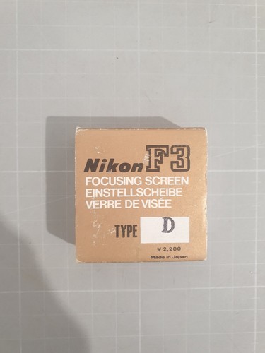 Nikon focusing screen - f3,