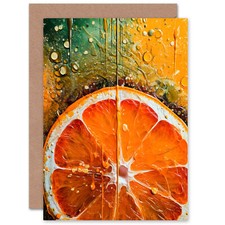 Vibrant Orange Slice Oil