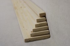 Rechteckleiste Bauzwecke Stk 100cm Fichte astig Bastelleisten Holzleisten