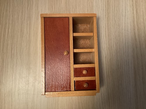 Puppen kleiderschrank aus - aus, holz