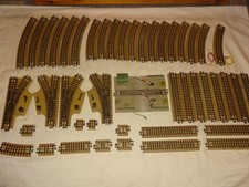 Märklin 00/H0 M-Gleis durchg. Mittelleiter Konvolut Schienen Gleise Weichen