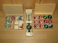 Konvolut DDR Weihnachtskugeln