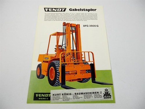 Original prospekt fendt - original, dfg