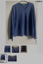 OMEN Thomas i Punkt Schurwolle, Blau NEU M