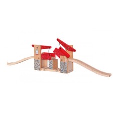 HOLZ EISENBAHN Doppel BRÜCKE