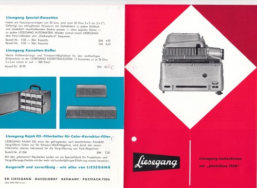 Düsseldorf prospekt 1958 - prospekt,