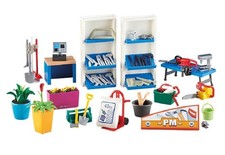 Playmobil 6499 Baumarkt Einrichtung Zubehör Material Geräte Motorsäge Heimwerken
