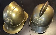 Alte Feuerwehrhelme Messing, Kaiserreich 1.WK 