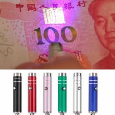 Mini LED UV Licht Schlüsselring Taschenlampe gefälschte Banknote Fakegeld Detektor Ausweisprüfer