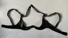 ZADO UNTERBRUST in Lederoptik  BH: Größe M - schwarz - Top-Zustand!