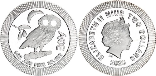 Niue dollar 1oz silber - niue, 2020