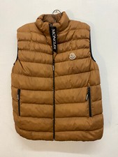 Moncler Daunenweste Weste Down Herren Vest Braun Original Size XXL