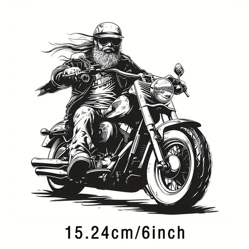 Biker aufkleber - 3d,