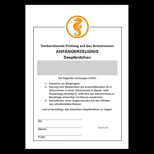 25x seepferdchen urkunden - 25x,