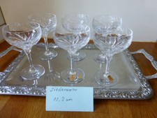 Likörgläser Likörschalen Nachtmann Fleurie 3 Bleikristall   Diamantschliff