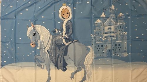 Eisprinzessin mit pferd - mit,