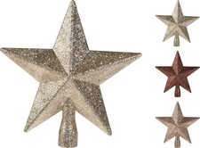 Weihnachtsbaumspitze Christbaum Glitzernd Stern Weihnacht Baum Spitze Dekoration