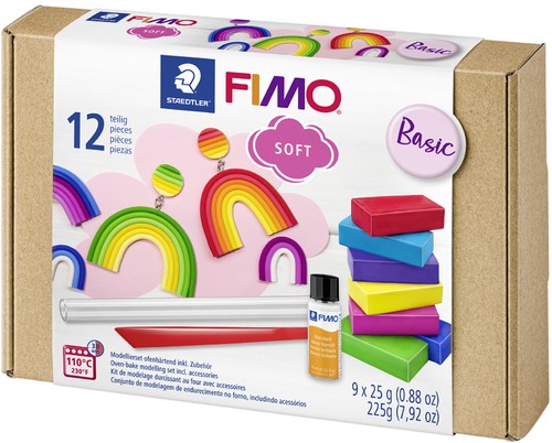 Fimo soft modelliermasse set - soft, modelliermasse-set