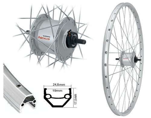 Vorderrad hohlkammerfelge - 26",