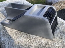 Mittelkonsole hinten Vollleder grau 565 für BMW E32