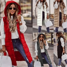 Lange wärmejacke damen weste - damen,
