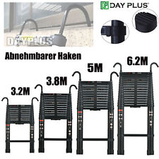 3M-6M Abnehmbaren Haken Teleskopleiter Mehrzweckleiter Ausziehleiter Aluleiter