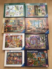 8x Puzzle 1000 500 Teile