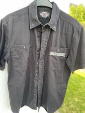 Harley Davidson  Kurzarm Hemd schwarz ,Schlichtes Modell.Größe M .?