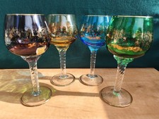 Römer Weingläser, 4 Stück, Alte, Italien