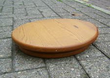 Drehteller Ø 35 cm Holzteller Drehplatte Küche Tisch Party Kugellager