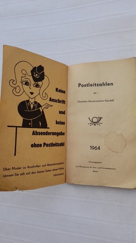 Ddr postleitzahlenbuch von - ddr,