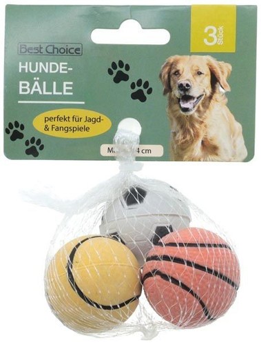 3er hundebälle hundeball - hundebälle,