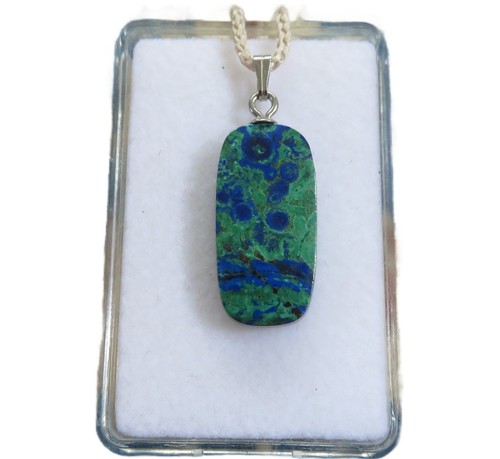 Azurit malachit cabochon - malachit,