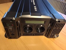 Spannungswandler BW-2000-24, 230V Wechselrichter USB/Schuko BasBa mit Fernbed.