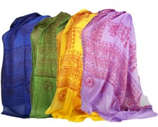 XL Benares Tuch Shiva sitzend