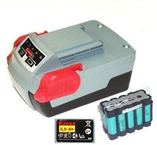 Zellentausch für KRESS Akku APF 180 / 2,6   18 V Li mit 5.0 Ah . Samsung zellen 