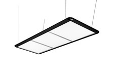 Billard Lampe Leuchte Billardlampe, LED Flat, schwarz, 195x70x6,5 cm 108 Watt