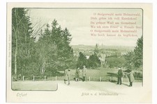 Postcard Erfurt Germany Blick