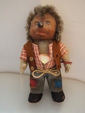 Steiff Mecki Igel Figur, 18cm, Vintage 50er/60er Jahre