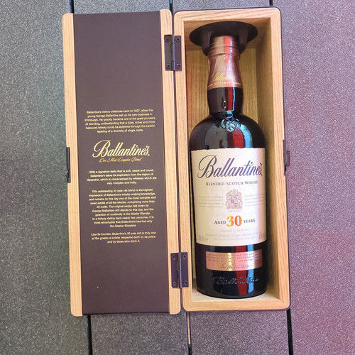 Ballantines whisky years - ballantines, 30